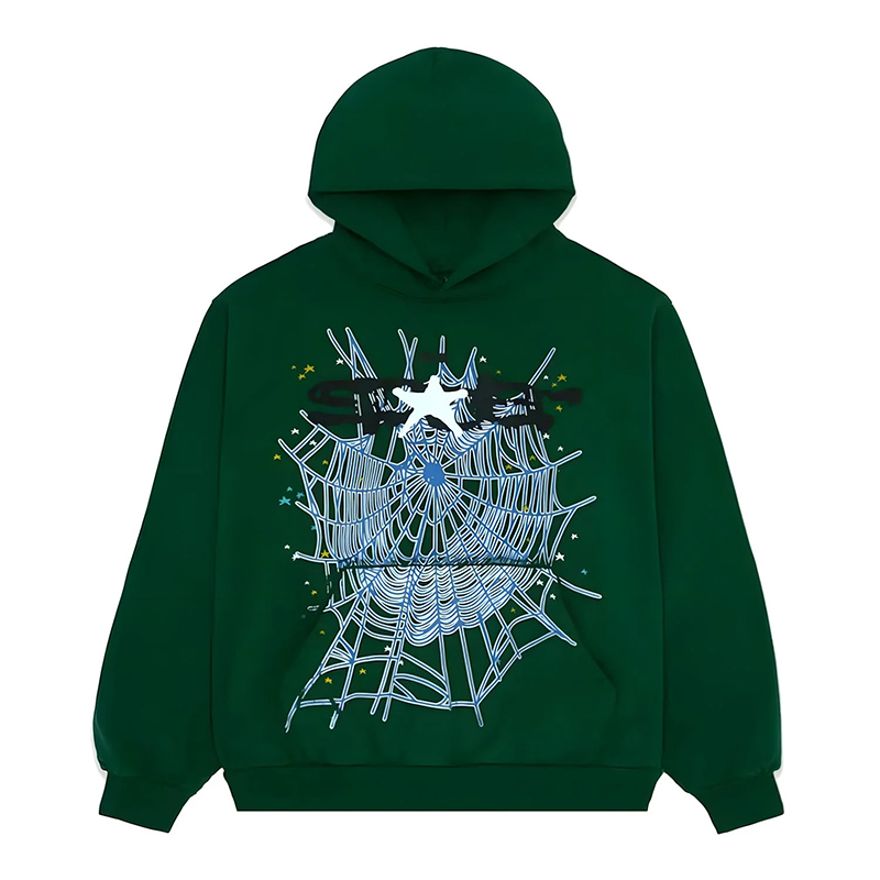 (image for) Sp5der Web Hoodie Hunter Green