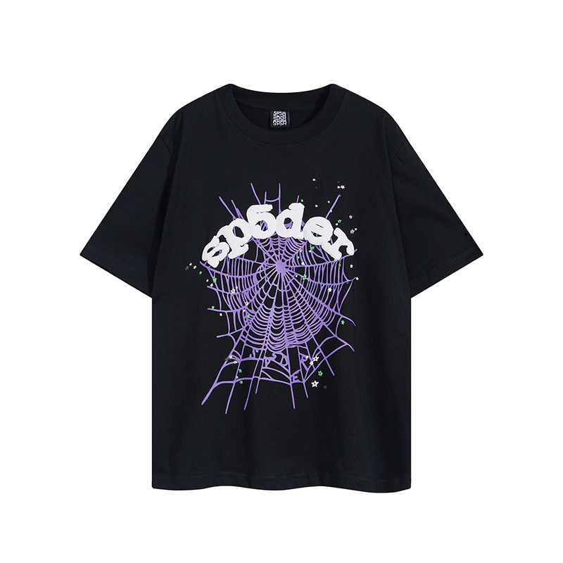 (image for) Spider Worldwide Web T-Shirt (black/ purple)
