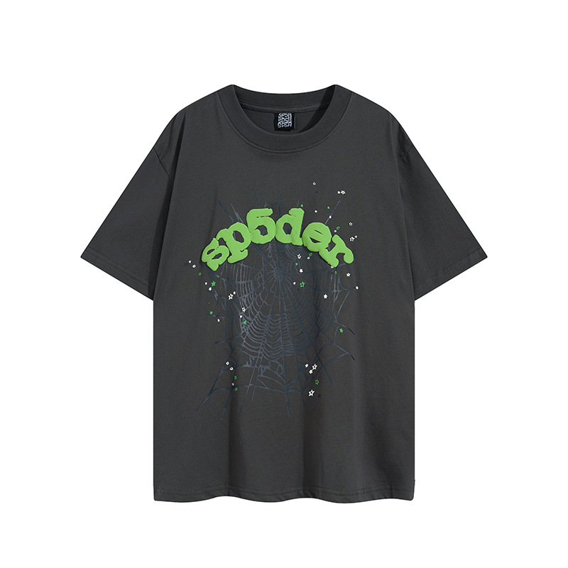 (image for) Spider Worldwide Web T-Shirt (grey/ green)