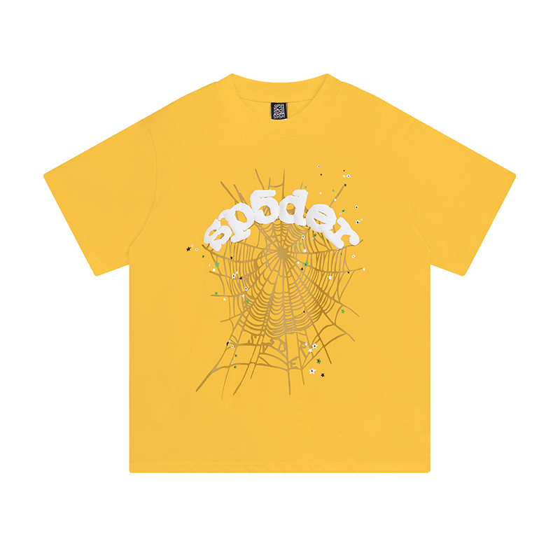 (image for) Spider Worldwide Web T-Shirt (yellow/ white)