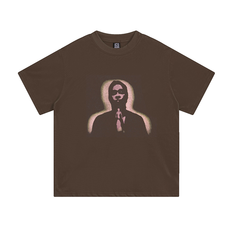 (image for) Sp5der Thug T-shirt Angel Brown - Click Image to Close