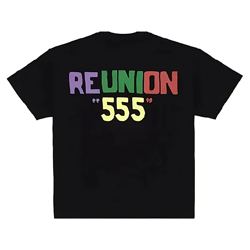 (image for) Sp5der Oversized Reunion Tee (Black /green) - Click Image to Close