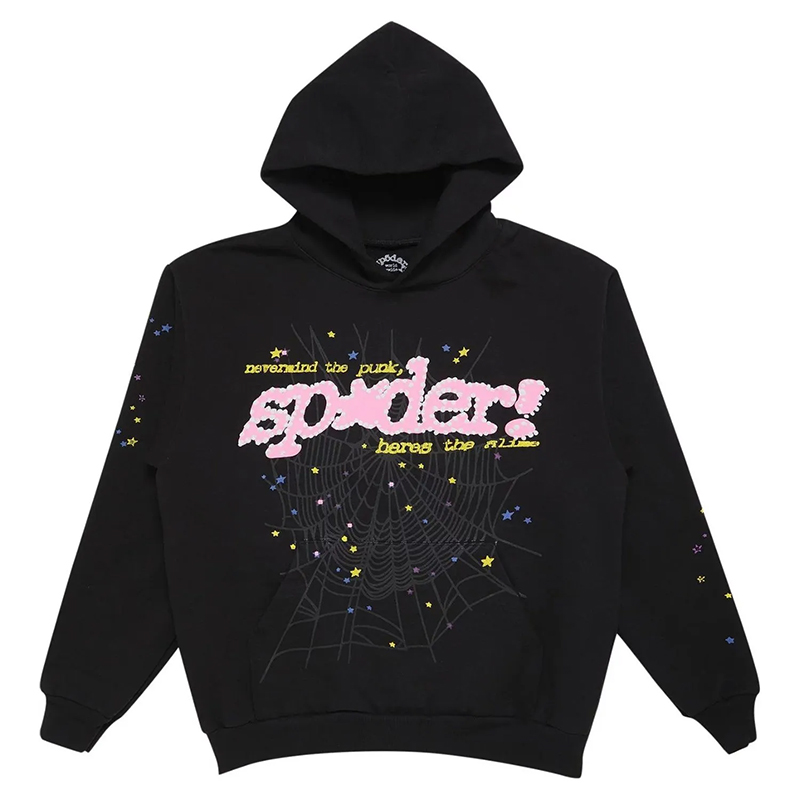 (image for) Sp5der P*nk Hoodie (Black)